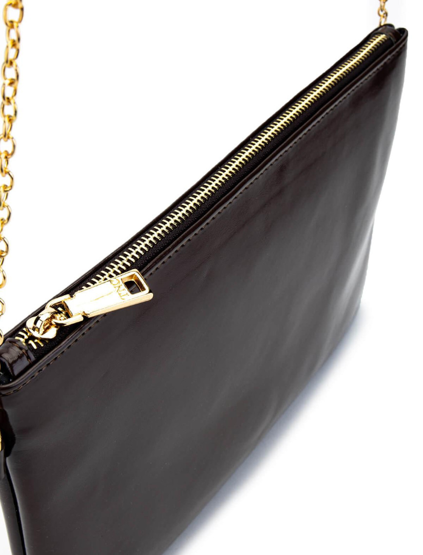 Tamer Tanca Kadın Vegan Kahverengi Rugan El Çantası