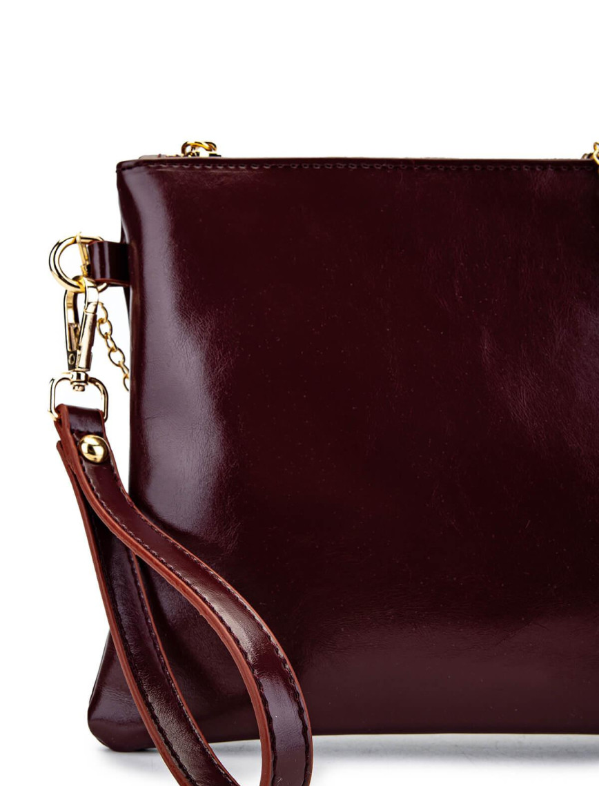 Tamer Tanca Kadın Vegan Bordo Rugan El Çantası