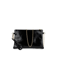 Tamer Tanca Kadın Vegan Siyah Rugan El Çantası