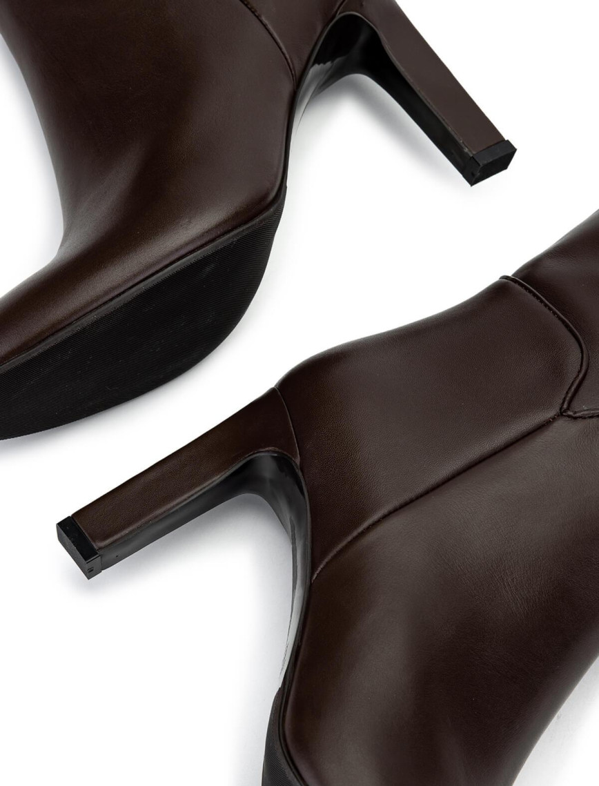 Tamer Tanca Kadın Hakiki Deri Kahverengi Klasik Çizme Tamer Tanca Kadın Hakiki Deri Kahverengi Klasik Çizme