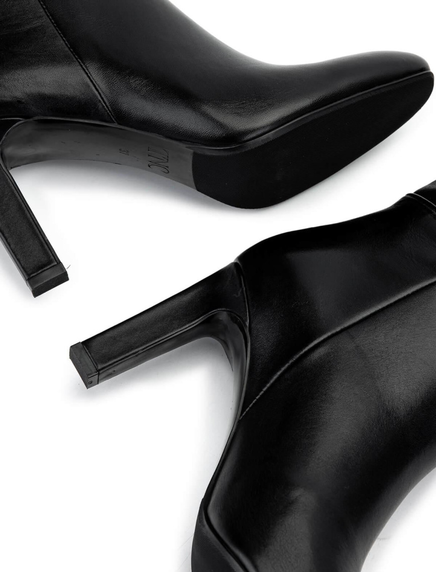Tamer Tanca Kadın Hakiki Deri Siyah Deri Klasik Çizme Tamer Tanca Kadın Hakiki Deri Siyah Deri Klasik Çizme