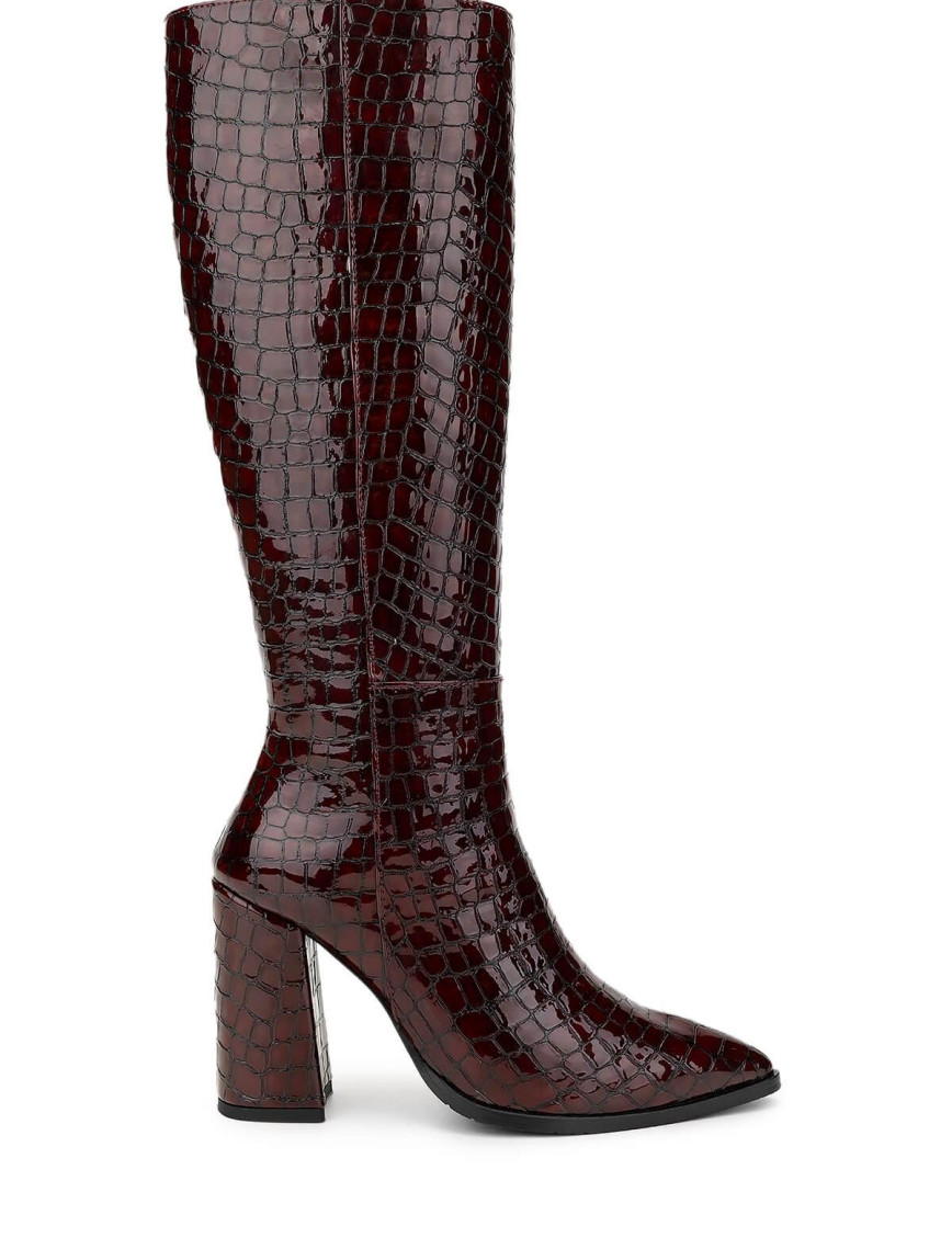 Tamer Tanca Kadın Hakiki Deri Bordo Casual Çizme Tamer Tanca Kadın Hakiki Deri Bordo Casual Çizme