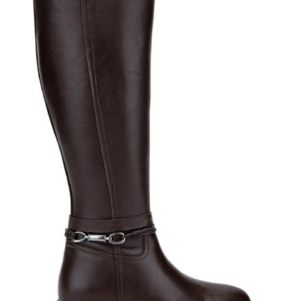 Tamer Tanca Kadın Hakiki Deri Kahverengi Klasik Çizme