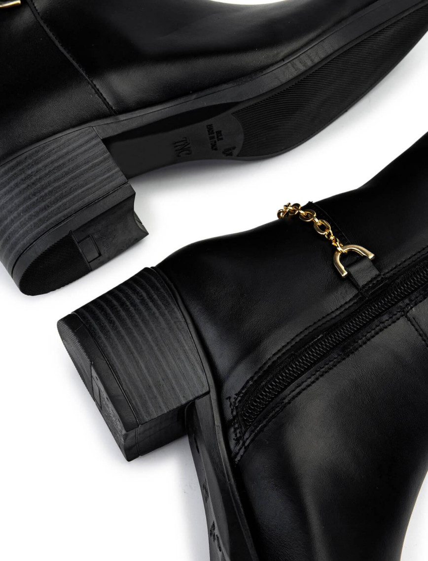 Tamer Tanca Kadın Hakiki Deri Siyah Deri Klasik Çizme Tamer Tanca Kadın Hakiki Deri Siyah Deri Klasik Çizme