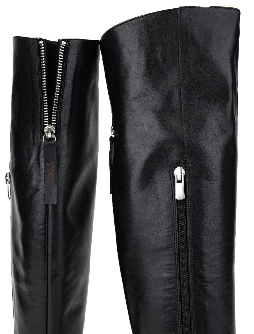 Tamer Tanca Kadın Hakiki Deri Siyah Deri Casual Çizme Tamer Tanca Kadın Hakiki Deri Siyah Deri Casual Çizme