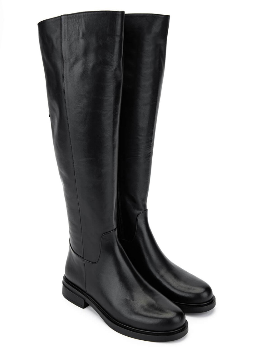 Tamer Tanca Kadın Hakiki Deri Siyah Deri Casual Çizme Tamer Tanca Kadın Hakiki Deri Siyah Deri Casual Çizme