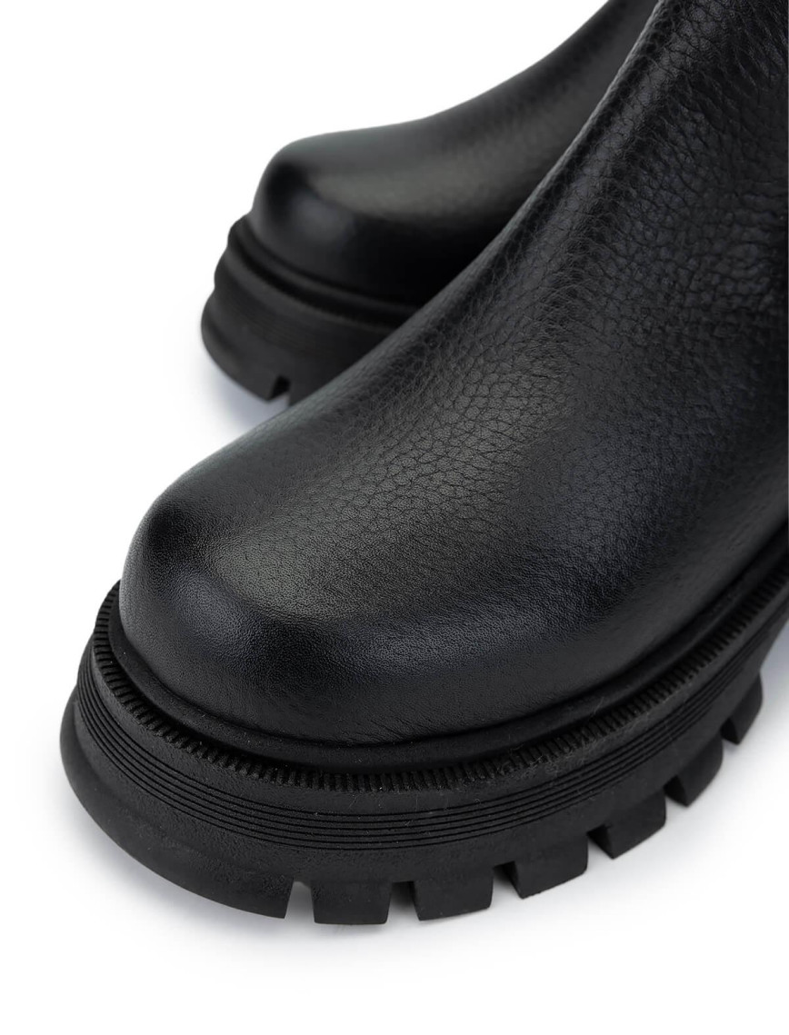 Tamer Tanca Kadın Hakiki Deri Siyah Floter Casual Çizme Tamer Tanca Kadın Hakiki Deri Siyah Floter Casual Çizme