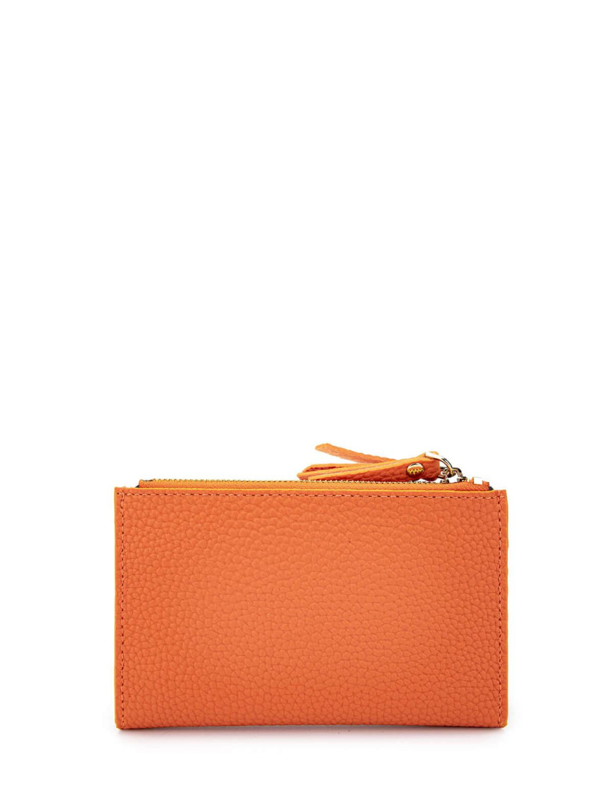 Tamer Tanca Kadın Vegan Turuncu Cüzdan Cuzdan