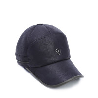 Tamer Tanca Erkek Hakiki Deri Lacivert/Yeşil Şapka Tamer Tanca Erkek Hakiki Deri Lacivert/Yeşil Şapka