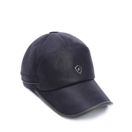 Tamer Tanca Erkek Hakiki Deri Lacivert/Yeşil Şapka Tamer Tanca Erkek Hakiki Deri Lacivert/Yeşil Şapka