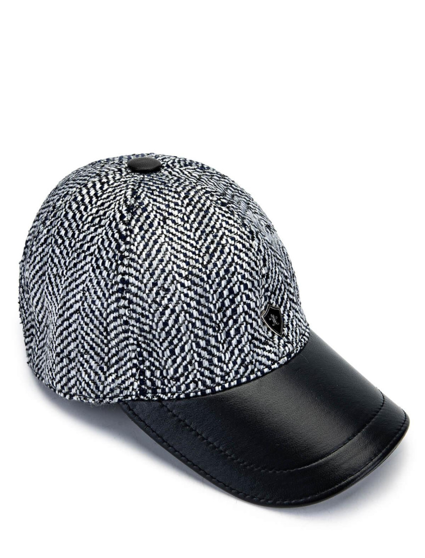 Tamer Tanca Erkek Deri & Tekstil Siyah Beyzbol Şapka Tamer Tanca Erkek Deri & Tekstil Siyah Beyzbol Şapka