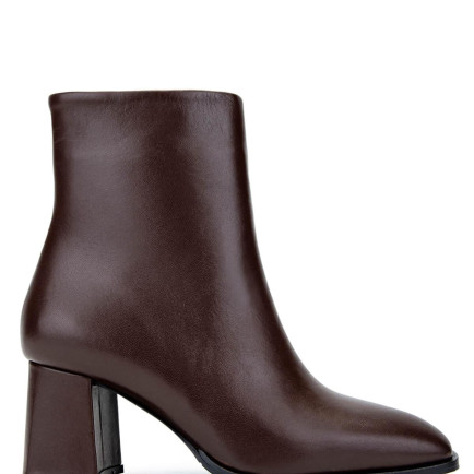 Tamer Tanca Kadın Hakiki Deri Kahverengi Deri Topuklu Bot Tamer Tanca Kadın Hakiki Deri Kahverengi Deri Topuklu Bot