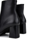 Tamer Tanca Kadın Hakiki Deri Siyah Topuklu Bot Tamer Tanca Kadın Hakiki Deri Siyah Topuklu Bot