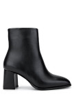 Tamer Tanca Kadın Hakiki Deri Siyah Topuklu Bot Tamer Tanca Kadın Hakiki Deri Siyah Topuklu Bot