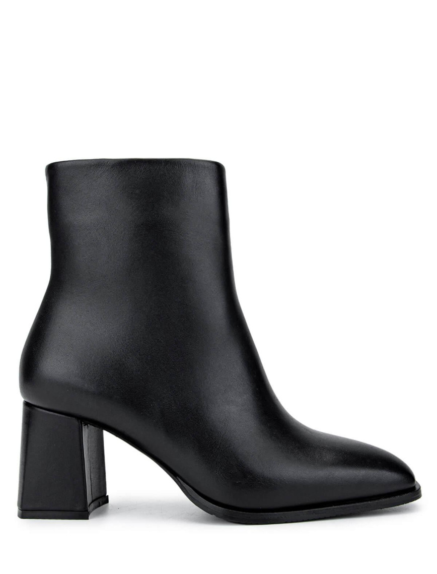Tamer Tanca Kadın Hakiki Deri Siyah Topuklu Bot Tamer Tanca Kadın Hakiki Deri Siyah Topuklu Bot