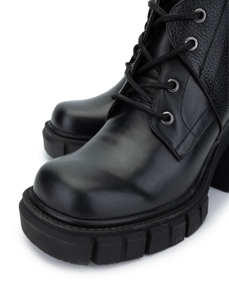 Tamer Tanca Kadın Hakiki Deri Siyah Topuklu Bot Tamer Tanca Kadın Hakiki Deri Siyah Topuklu Bot