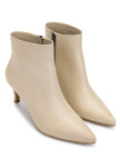 Tamer Tanca Kadın Hakiki Deri Bej Topuklu Bot Tamer Tanca Kadın Hakiki Deri Bej Topuklu Bot