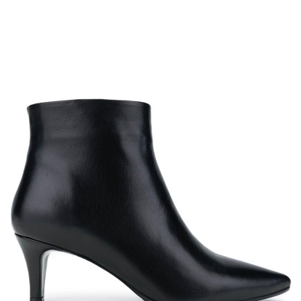 Tamer Tanca Kadın Hakiki Deri Siyah Deri Topuklu Bot Tamer Tanca Kadın Hakiki Deri Siyah Deri Topuklu Bot