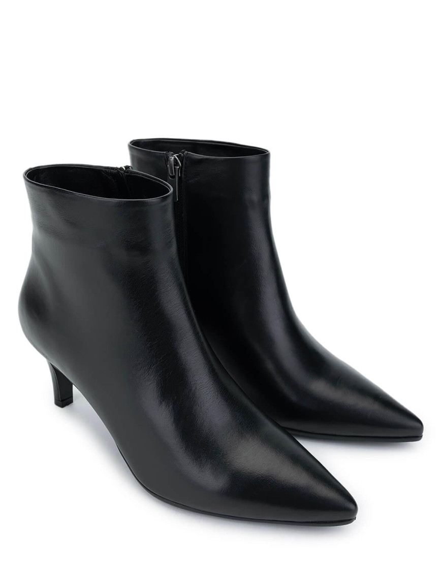 Tamer Tanca Kadın Hakiki Deri Siyah Deri Topuklu Bot Tamer Tanca Kadın Hakiki Deri Siyah Deri Topuklu Bot