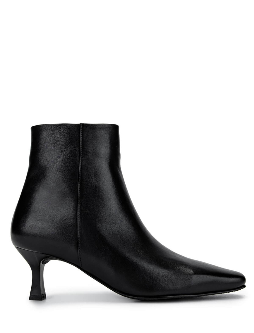 Tamer Tanca Kadın Hakiki Deri Siyah Deri Topuklu Bot Tamer Tanca Kadın Hakiki Deri Siyah Deri Topuklu Bot