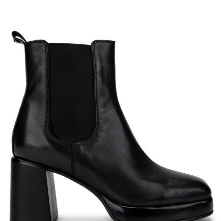 Tamer Tanca Kadın Hakiki Deri Siyah Deri Topuklu Bot Tamer Tanca Kadın Hakiki Deri Siyah Deri Topuklu Bot