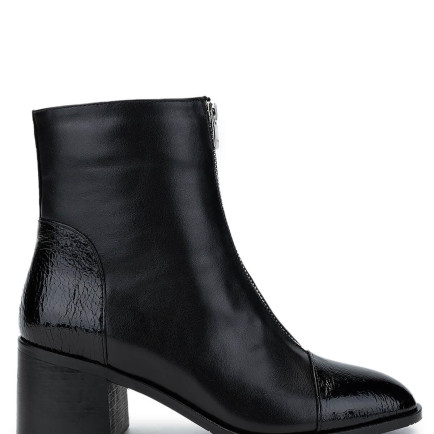 Tamer Tanca Kadın Hakiki Deri Siyah Topuklu Bot