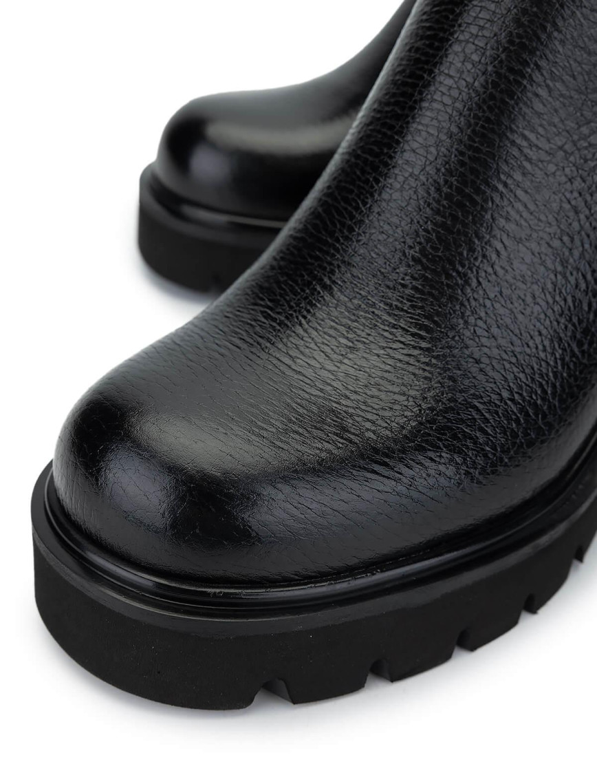 Tamer Tanca Kadın Hakiki Deri Siyah Floter Casual Bot Tamer Tanca Kadın Hakiki Deri Siyah Floter Casual Bot