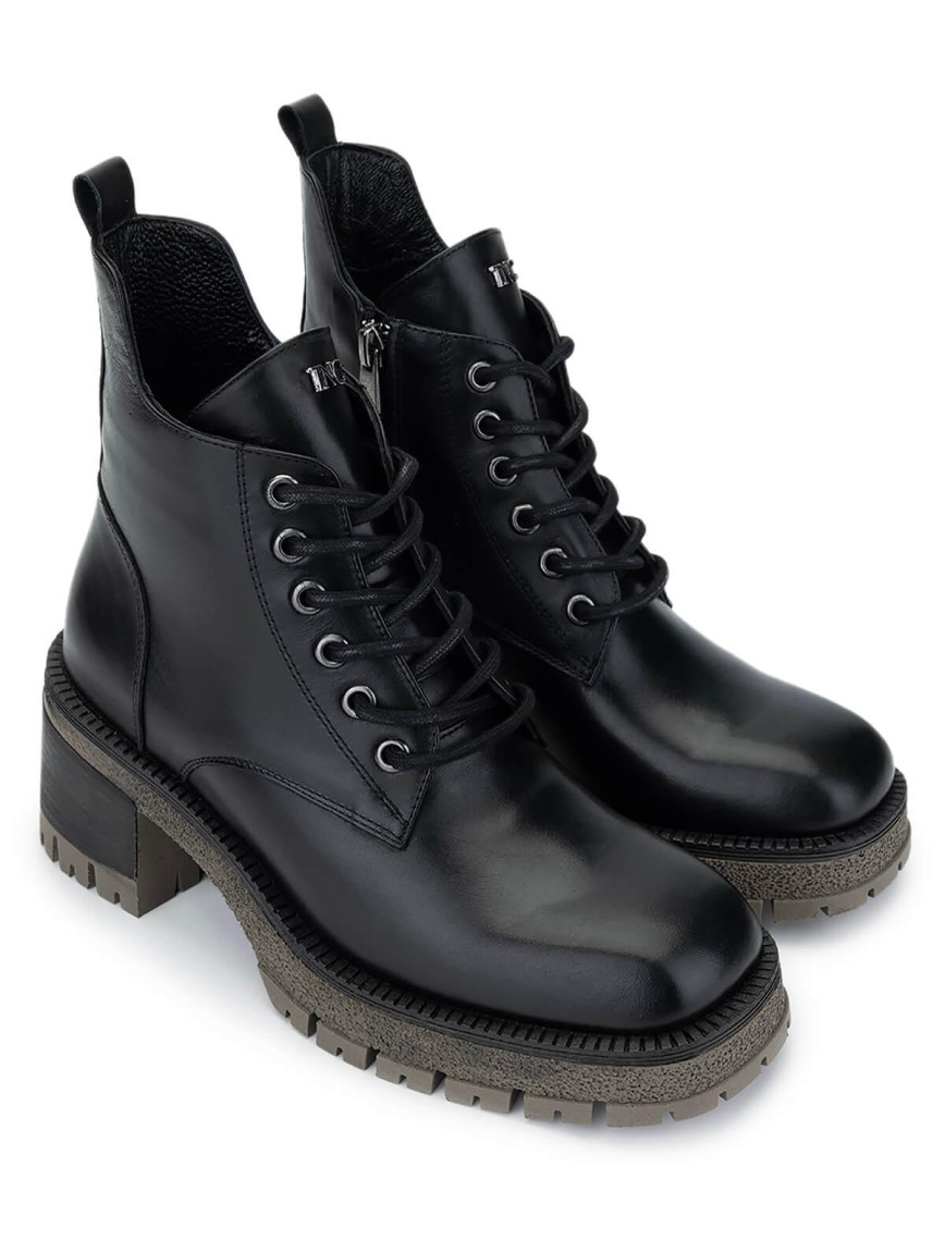 Tamer Tanca Kadın Hakiki Deri Siyah Deri Topuklu Bot Tamer Tanca Kadın Hakiki Deri Siyah Deri Topuklu Bot