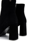 Tamer Tanca Kadın Hakiki Deri Siyah Süet Topuklu Bot Tamer Tanca Kadın Hakiki Deri Siyah Süet Topuklu Bot