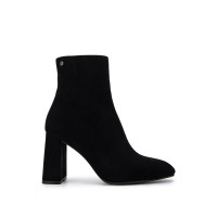Tamer Tanca Kadın Hakiki Deri Siyah Süet Topuklu Bot Tamer Tanca Kadın Hakiki Deri Siyah Süet Topuklu Bot