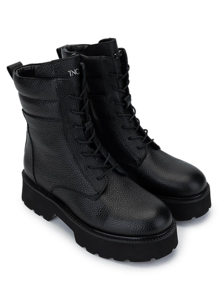 Tamer Tanca Kadın Hakiki Deri Siyah Floter Casual Bot Tamer Tanca Kadın Hakiki Deri Siyah Floter Casual Bot