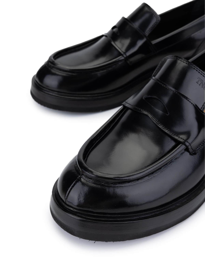 Tamer Tanca Erkek Hakiki Deri Siyah Açma Loafer Ayakkabı Tamer Tanca Erkek Hakiki Deri Siyah Açma Loafer Ayakkabı