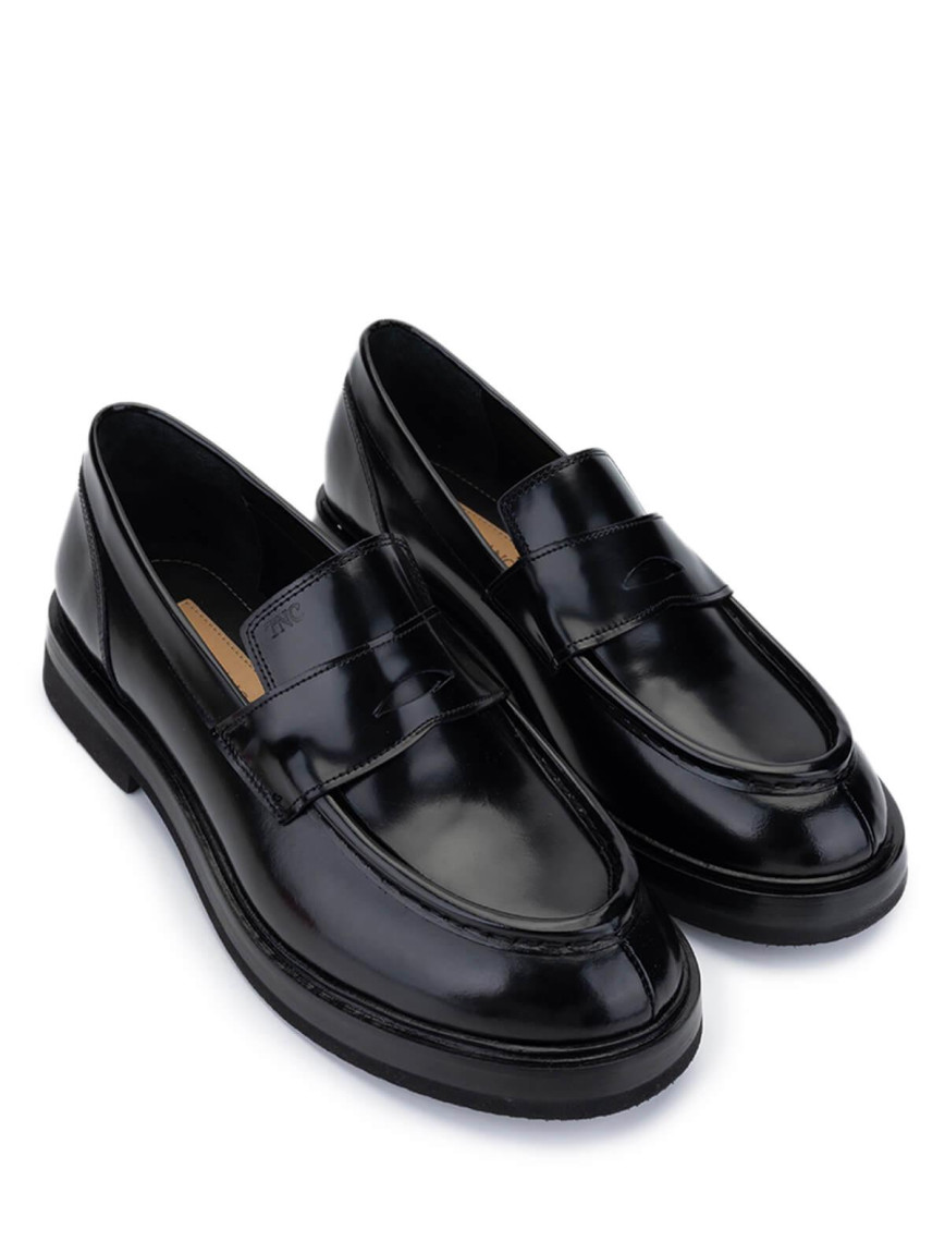 Tamer Tanca Erkek Hakiki Deri Siyah Açma Loafer Ayakkabı Tamer Tanca Erkek Hakiki Deri Siyah Açma Loafer Ayakkabı