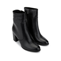 Tamer Tanca Kadın Hakiki Deri Siyah Floter Klasik Bot Tamer Tanca Kadın Hakiki Deri Siyah Floter Klasik Bot