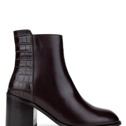 Tamer Tanca Kadın Hakiki Deri Kahverengi Topuklu Bot