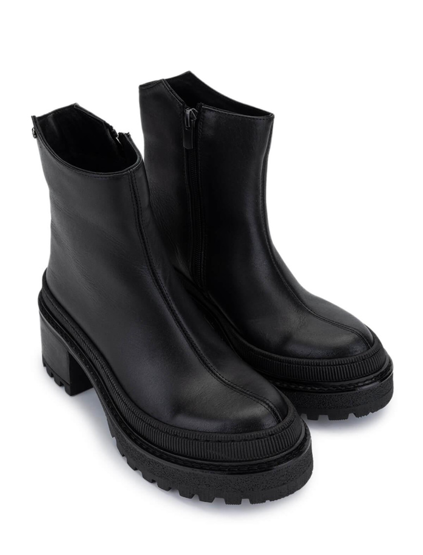 Tamer Tanca Kadın Hakiki Deri Siyah Casual Bot Tamer Tanca Kadın Hakiki Deri Siyah Casual Bot