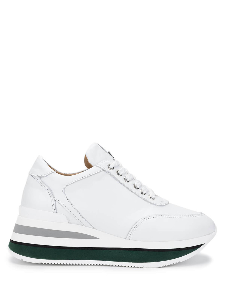 Tamer Tanca Kadın Hakiki Deri Siyah Rugan Sneakers & Spor Ayakkabı