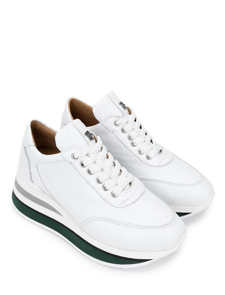 Tamer Tanca Kadın Hakiki Deri Beyaz Sneakers & Spor Ayakkabı