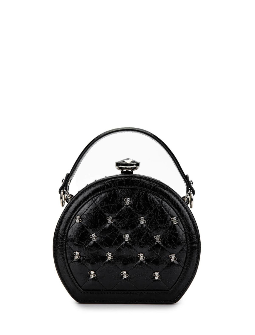 Tamer Tanca Kadın Vegan Siyah Omuz Çanta