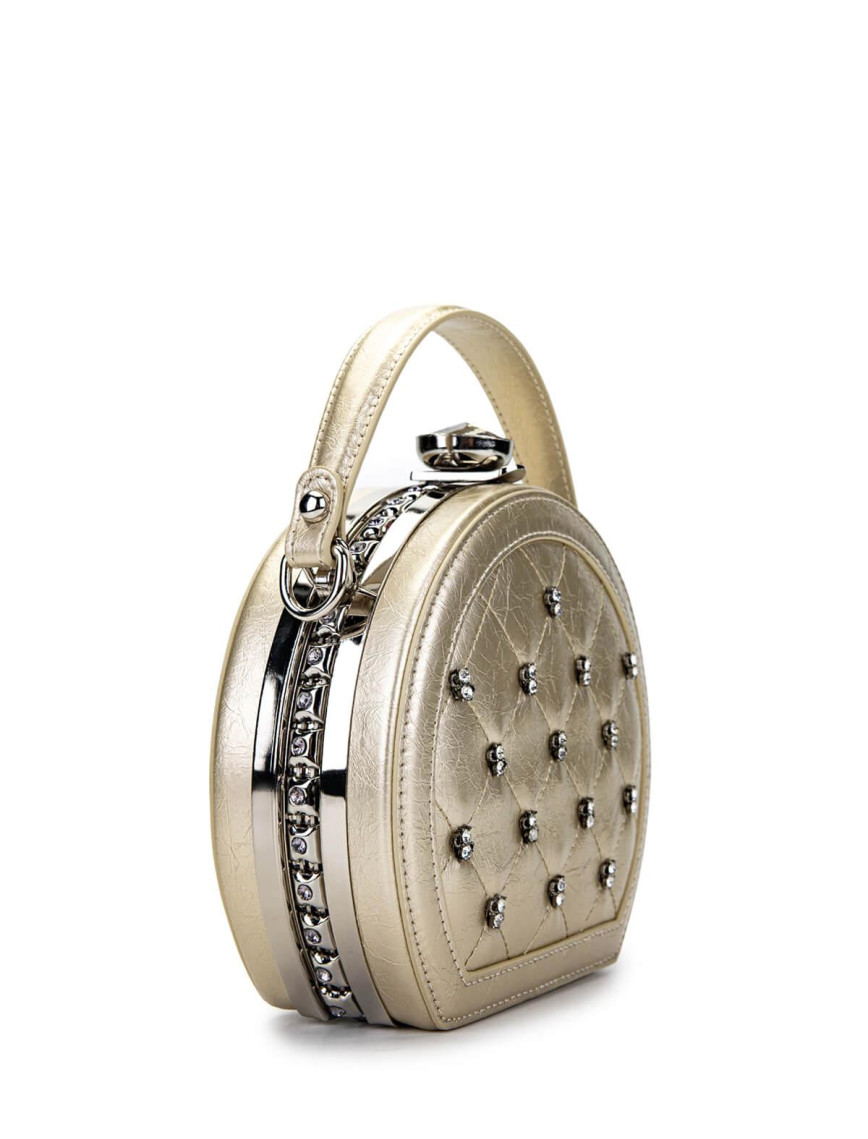 Tamer Tanca Kadın Vegan Gold Omuz Çanta Tamer Tanca Kadın Vegan Gold Omuz Çanta