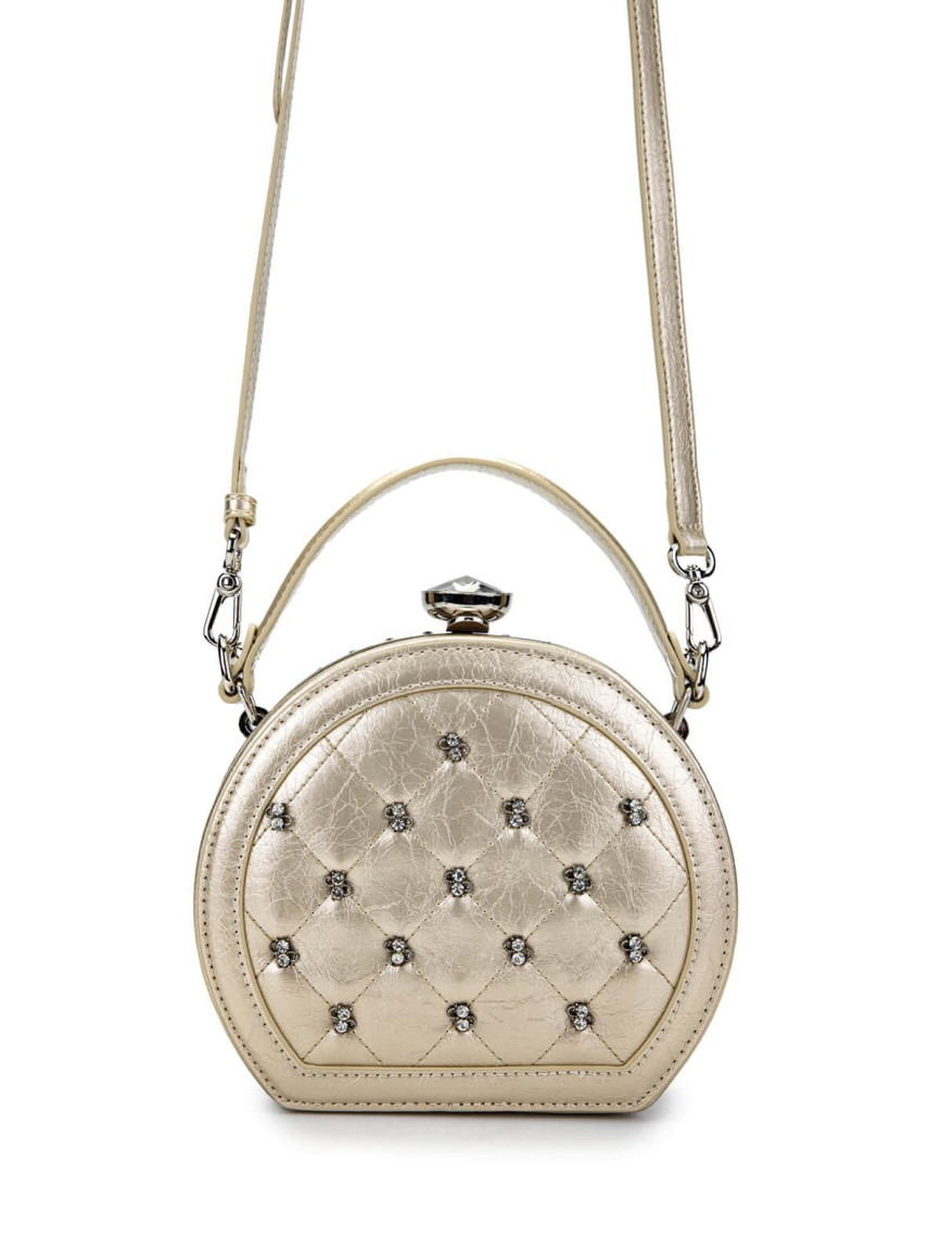 Tamer Tanca Kadın Vegan Gold Omuz Çanta Tamer Tanca Kadın Vegan Gold Omuz Çanta