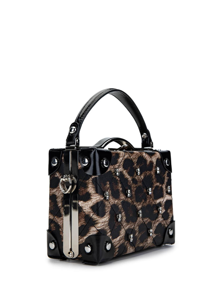 Tamer Tanca Kadın Vegan Leopar Omuz Çanta