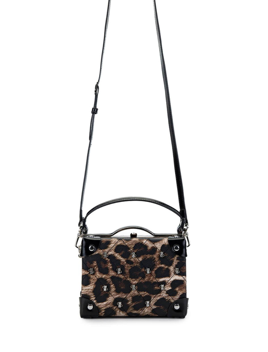 Tamer Tanca Kadın Vegan Leopar Omuz Çanta