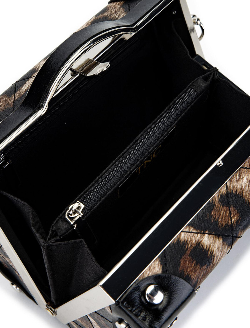 Tamer Tanca Kadın Vegan Leopar Omuz Çanta