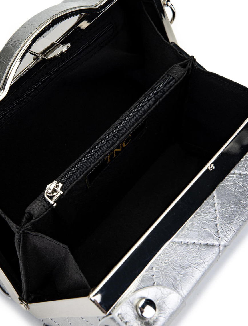 Tamer Tanca Kadın Vegan Gri Omuz Çanta