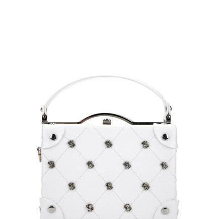 Tamer Tanca Kadın Vegan Beyaz Omuz Çanta