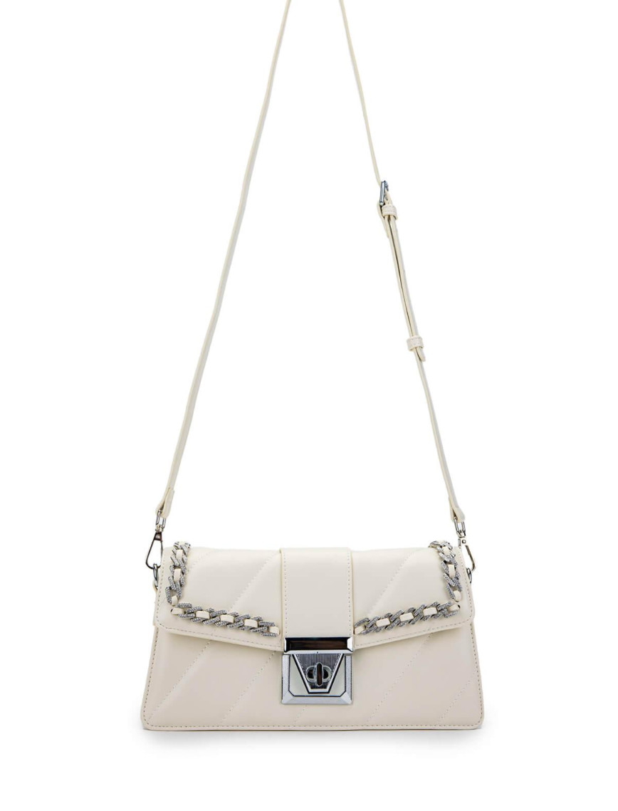 Tamer Tanca Kadın Vegan Bej Omuz Çanta