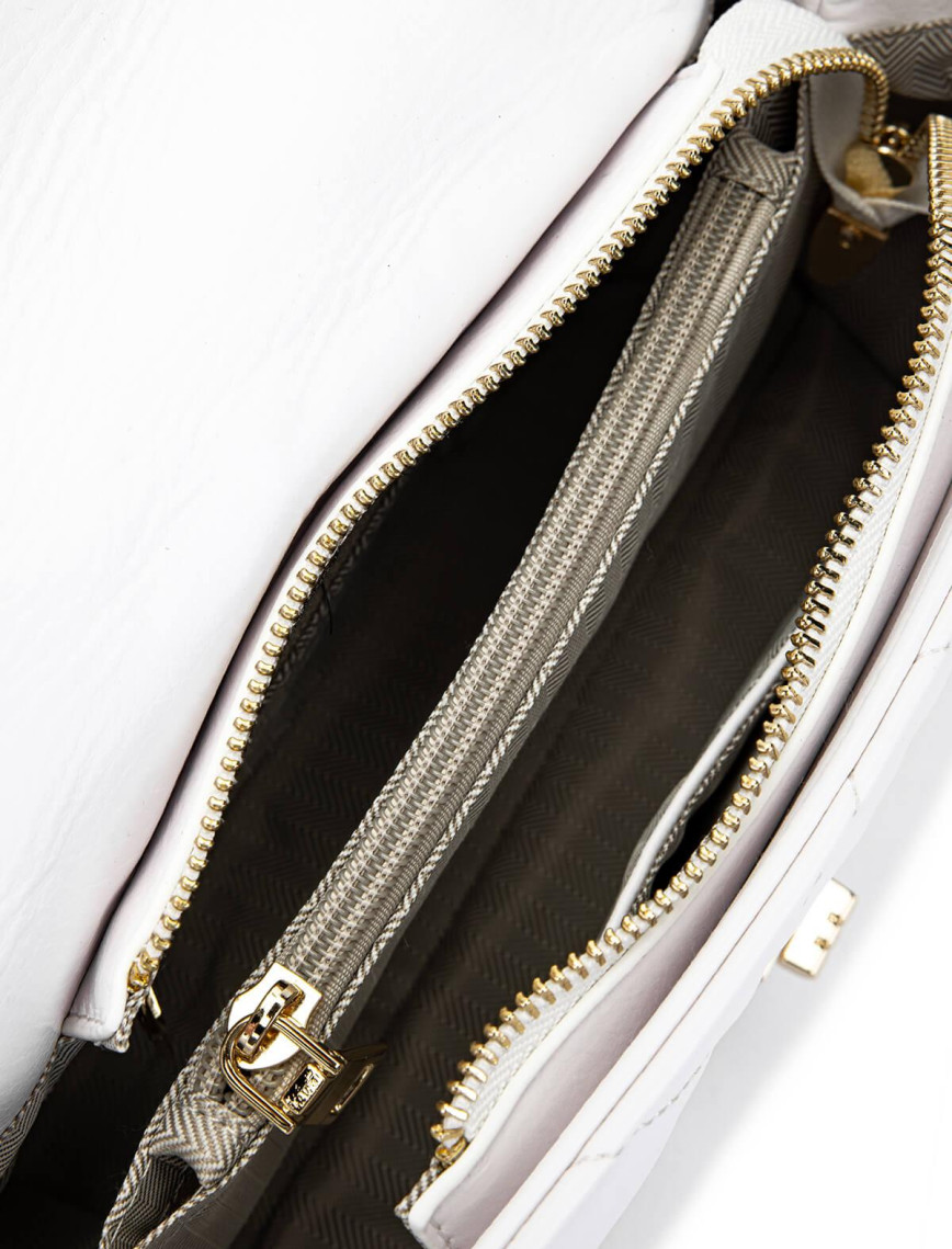 Tamer Tanca Kadın Vegan Beyaz Omuz Çanta