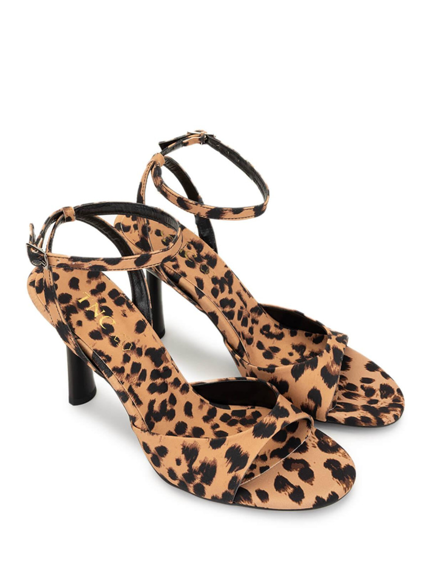Tamer Tanca Kadın Vegan Leopar Topuklu Ayakkabı Tamer Tanca Kadın Vegan Leopar Topuklu Ayakkabı