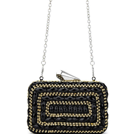 Tamer Tanca Kadın Vegan Siyah Abiye Çanta